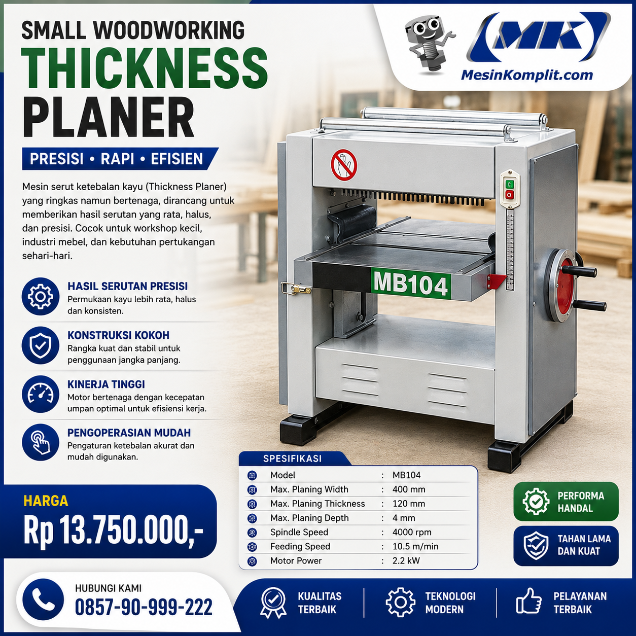 Planer Otomatis 16 Inch (...
